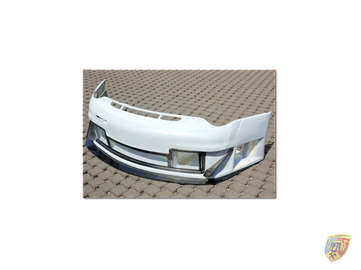 Pare-chocs avant en carbone pour Porsche 911 996 RSR Splitter Drive Corner | Albert Motorsport