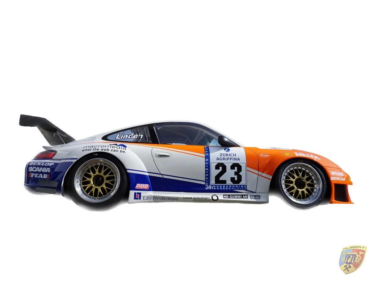 996 RSR 2004 Carbon side skirts for Porsche 911 racing car – Albert Motorsport