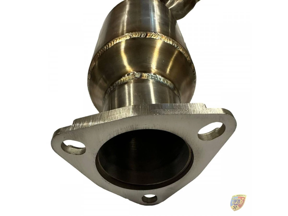 991.2 Turbo - Colector GT2 con catalizador maniquíes acero inoxidable Porsche 911 | Albert Motorsport