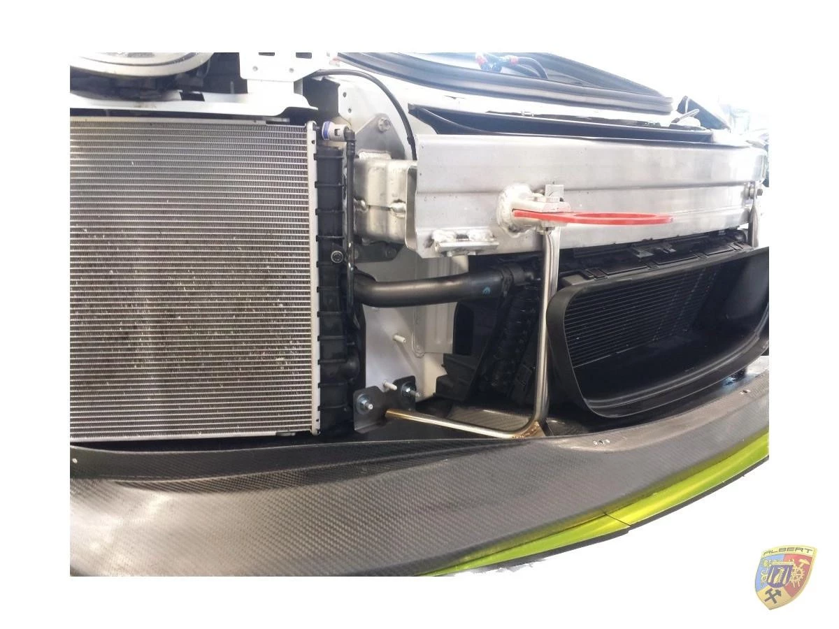 991.1 GT3 Cup America Holder Spoiler avant en acier inoxydable Porsche 911 | Albert Motorsport