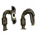 991.2 Turbo - GT2 manifold with cat dummy stainless steel Porsche 911