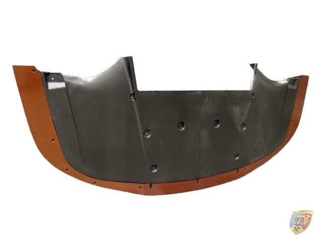 Ailettes de diffuseur pour tablier avant en carbone Porsche 911 GT3 Cup America 991 2