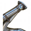 Collecteur 991.1 Carrera 3.0 en acier inoxydable sans catalyseur Porsche 911
