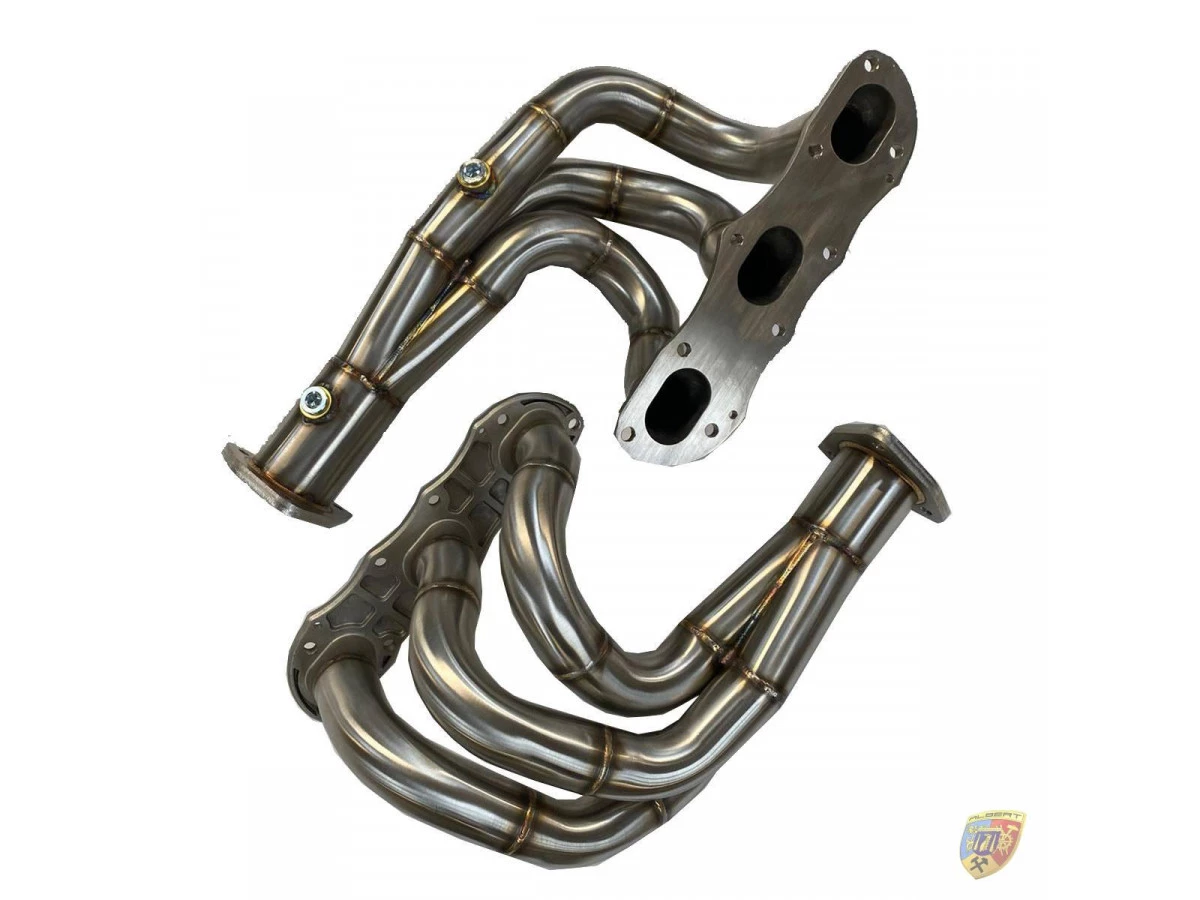 Collecteur 991.1 Carrera 3.0 en acier inoxydable sans catalyseur Porsche 911 | Albert Motorsport