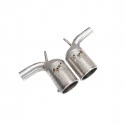 991.2 - 992.1 Carrera pots d'échappement vides pour usage sportif Porsche 911 | Albert Motorsport