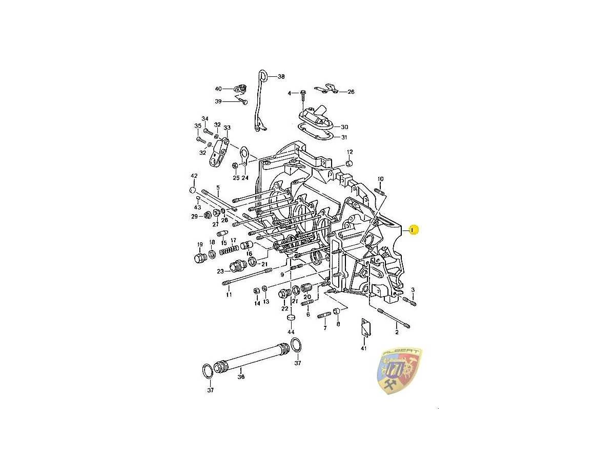964 - 993 - Carter moteur Carrera Turbo bloc moteur Porsche 911 d'occasion | Albert Motorsport