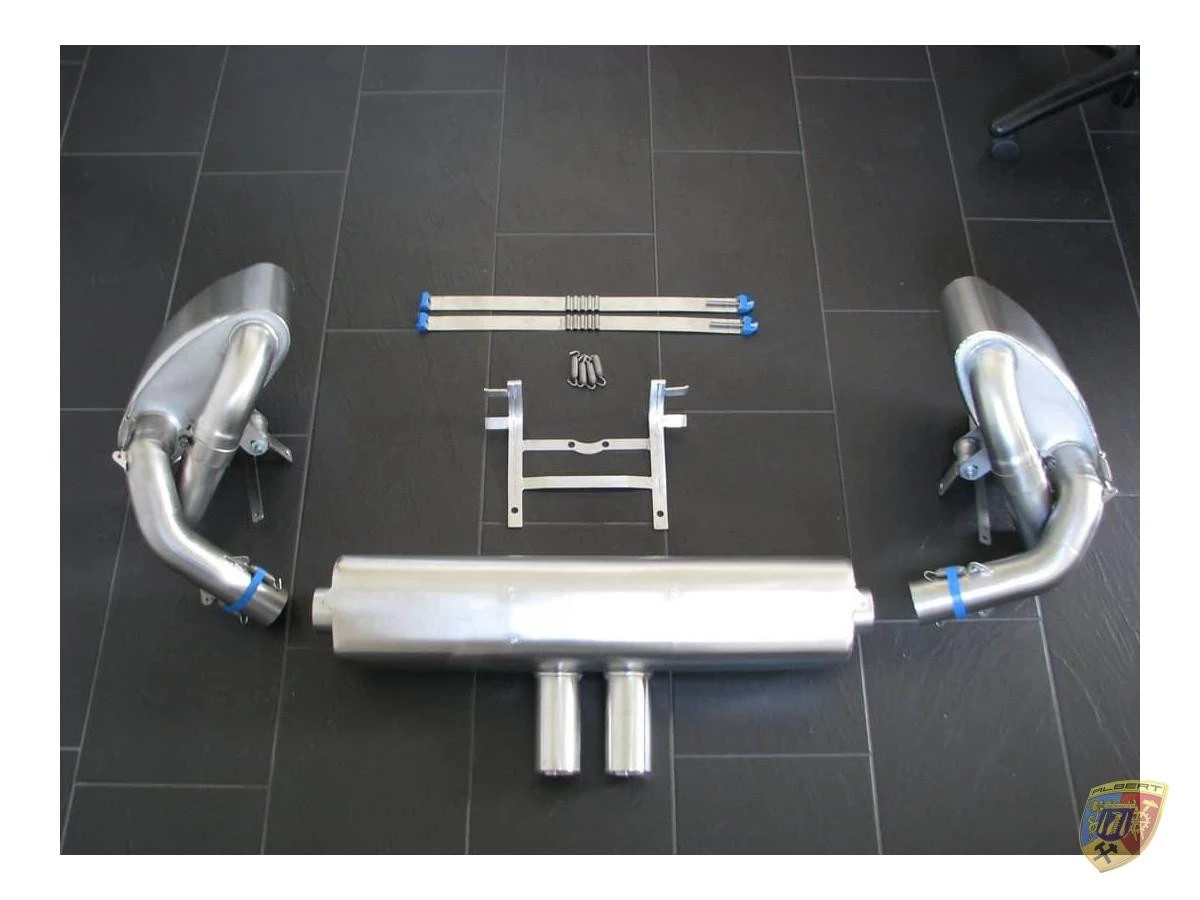 Scarico da corsa 991.1 GT3 Cup per adattamento al collettore di serie Porsche Porsche 911 | Albert Motorsport