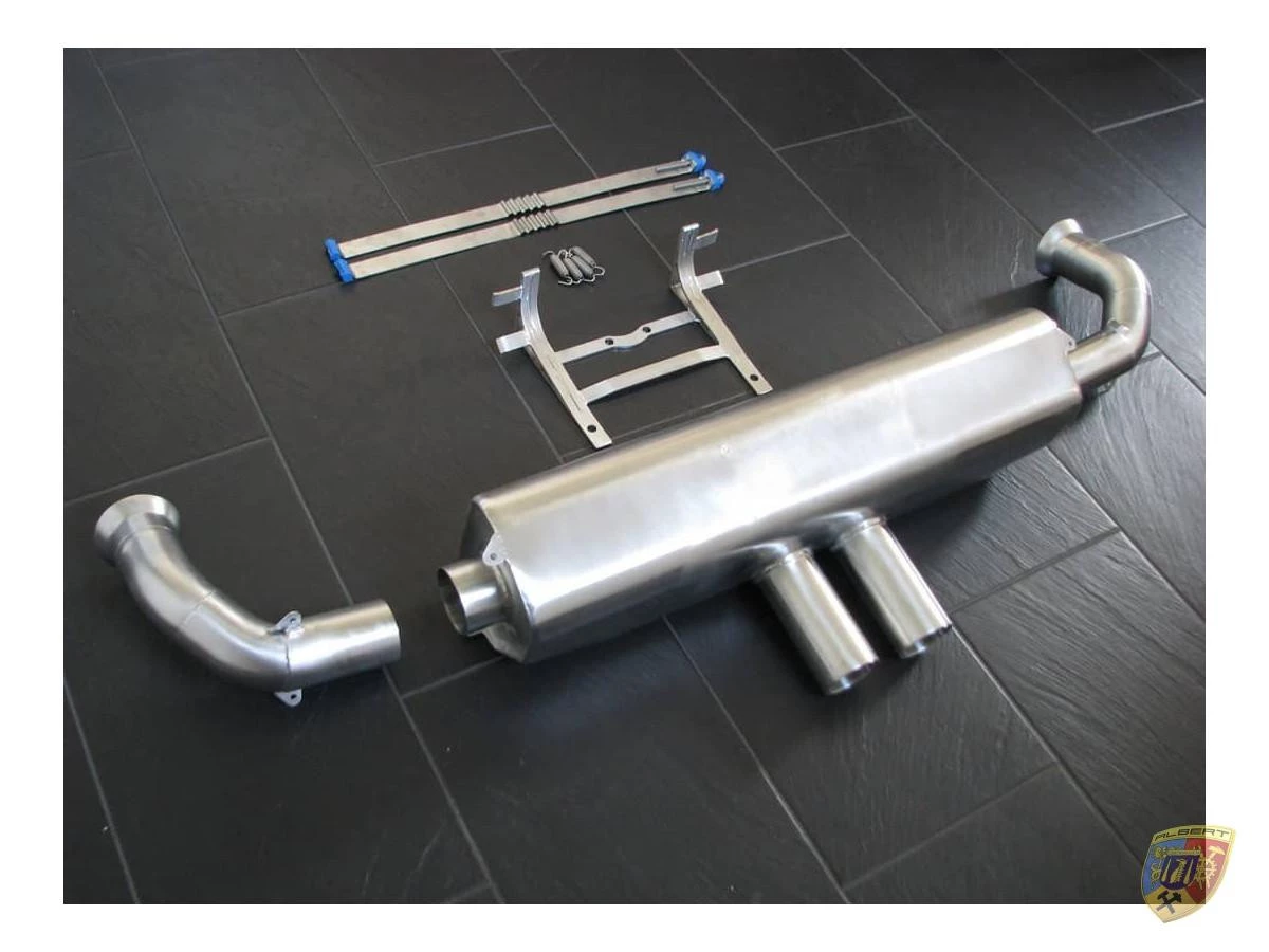 Scarico da corsa 991.1 GT3 Cup senza silenziatore su collettore di serie Porsche Porsche 911 | Albert Motorsport