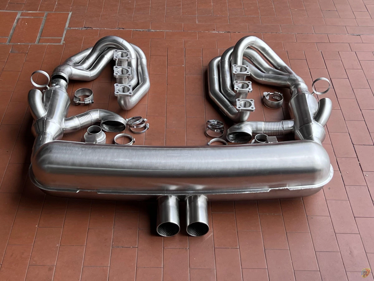 911 - 964 Carrera 3.2 - 3.6 - 3.8 GT3 style sports exhaust system 2 center tailpipes Porsche – Albert Motorsport