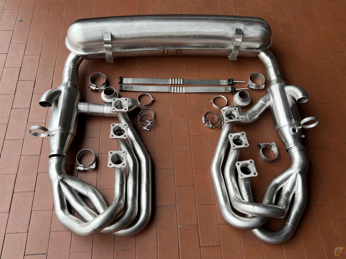 911 - 964 Carrera 3.2 - 3.6 - 3.8 GT3 style sports exhaust system 2 center tailpipes Porsche – Albert Motorsport