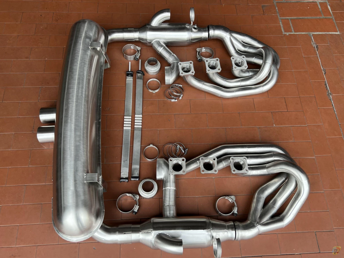 911 - 964 Carrera 3.2 - 3.6 - 3.8 GT3 Style Sportauspuffanlage 2 mittige Endrohre Porsche – Albert Motorsport