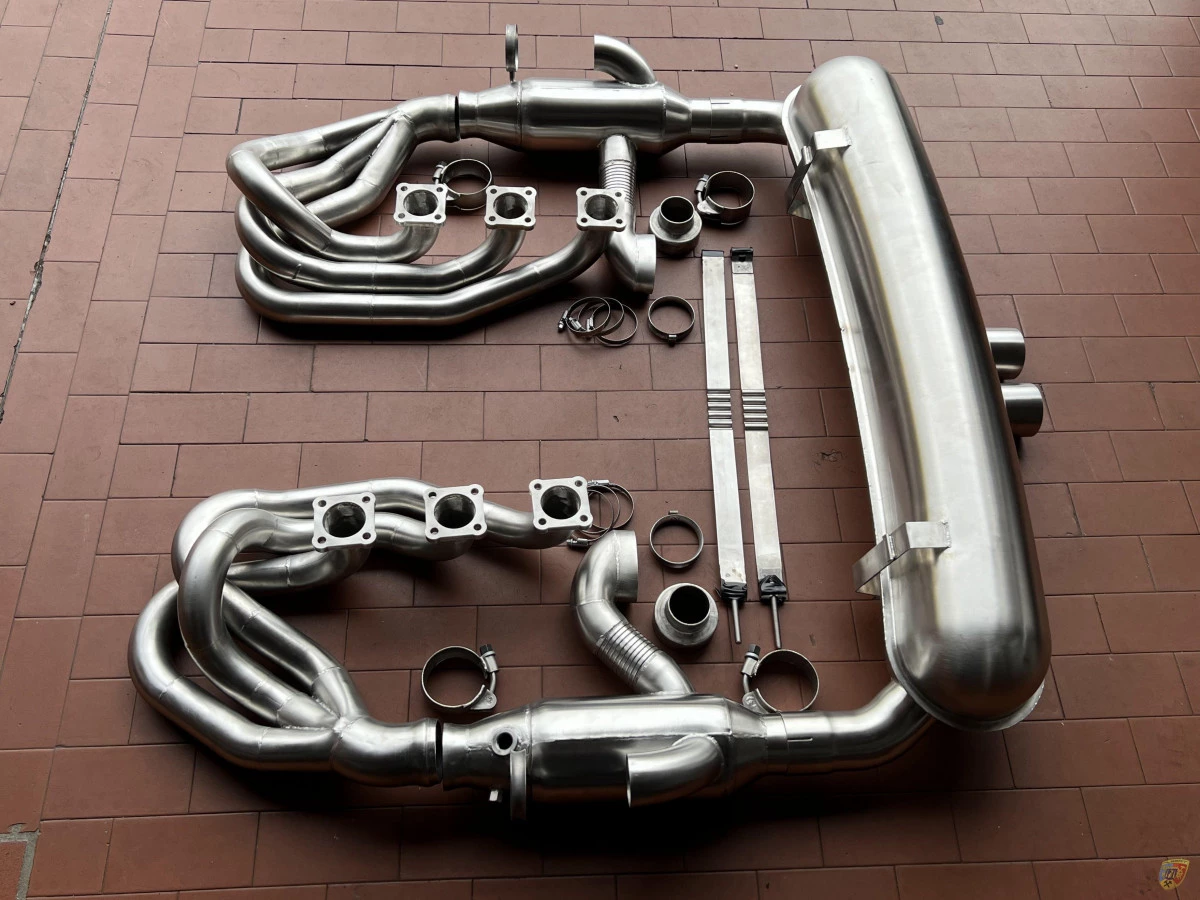 911 - 964 Carrera 3.2 - 3.6 - 3.8 Système d'échappement sport GT3 Style 2 sorties d'échappement centrales Porsche | Albert Motor