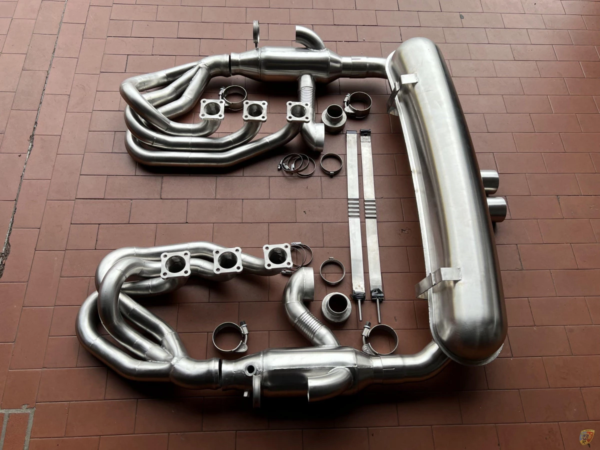 911 - 964 Carrera 3.2 - 3.6 - 3.8 Système d'échappement sport GT3 Style 2 sorties d'échappement centrales Porsche | Albert Motor