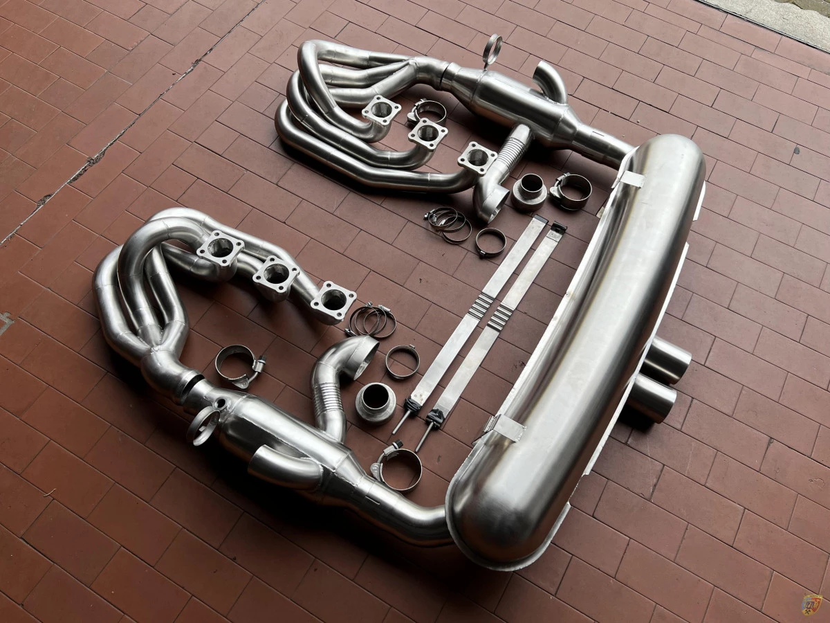 911 - 964 Carrera 3.2 - 3.6 - 3.8 GT3 style sports exhaust system 2 center tailpipes Porsche – Albert Motorsport