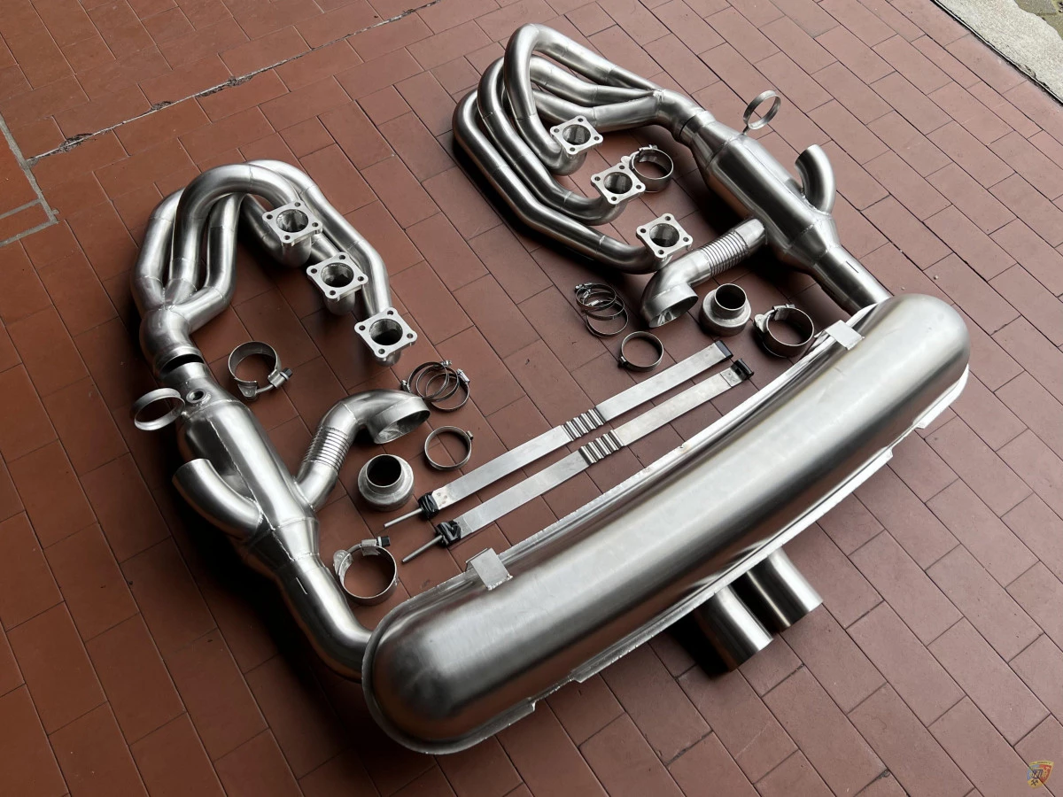 911 - 964 Carrera 3.2 - 3.6 - 3.8 Système d'échappement sport GT3 Style 2 sorties d'échappement centrales Porsche | Albert Motor