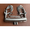 911 - 964 Carrera 3.2 - 3.6 - 3.8 GT3 style sports exhaust system 2 center tailpipes Porsche