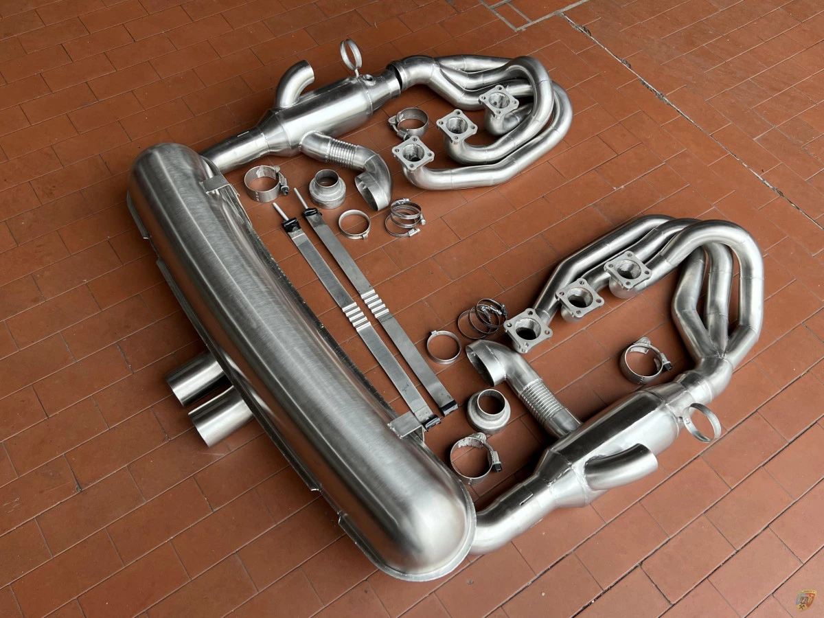 911 - 964 Carrera 3.2 - 3.6 - 3.8 GT3 style sports exhaust system 2 center tailpipes Porsche – Albert Motorsport