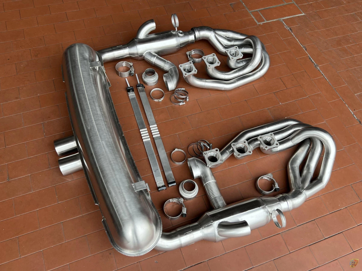 911 - 964 Carrera 3.2 - 3.6 - 3.8 Système d'échappement sport GT3 Style 2 sorties d'échappement centrales Porsche | Albert Motor