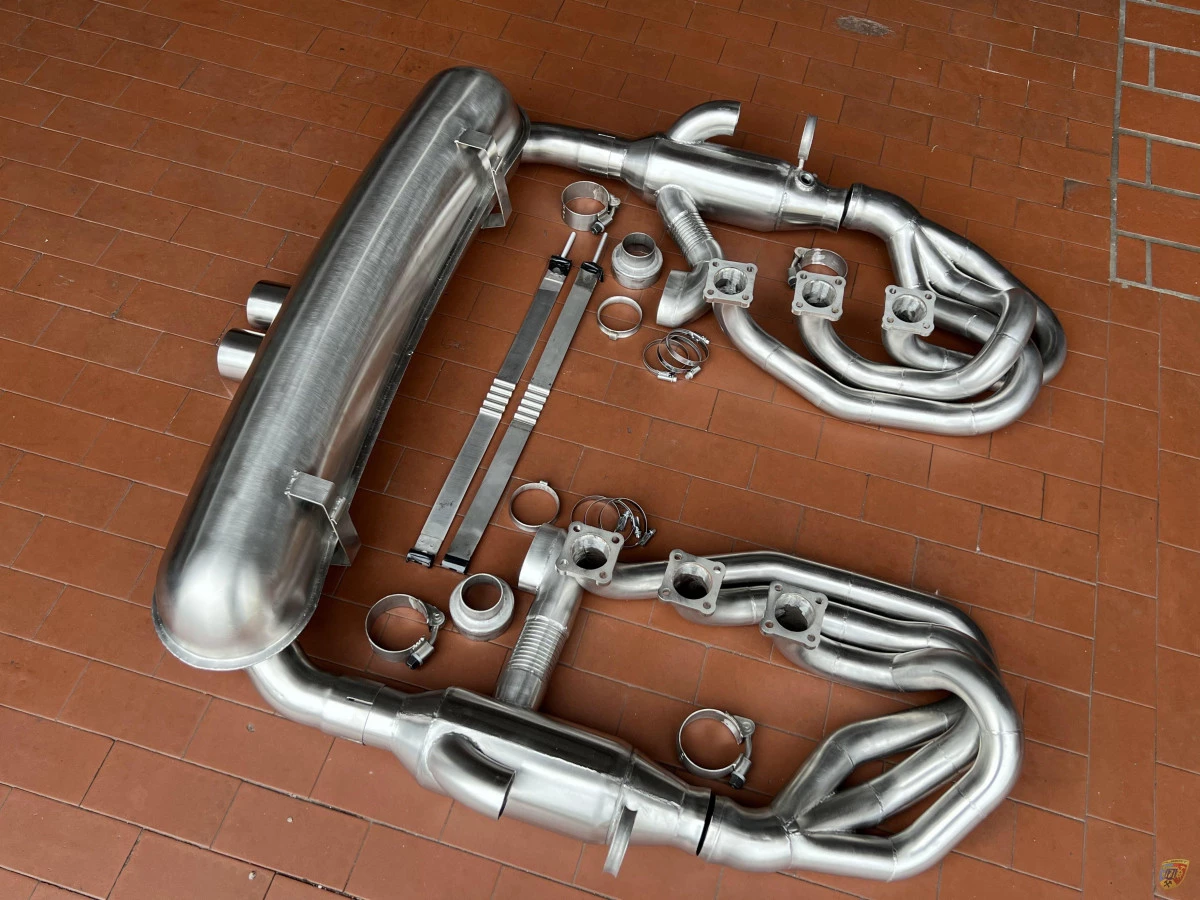 911 - 964 Carrera 3.2 - 3.6 - 3.8 GT3 style sports exhaust system 2 center tailpipes Porsche – Albert Motorsport