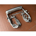 911 - 964 Carrera 3.2 - 3.6 - 3.8 GT3 style sports exhaust system 2 center tailpipes Porsche