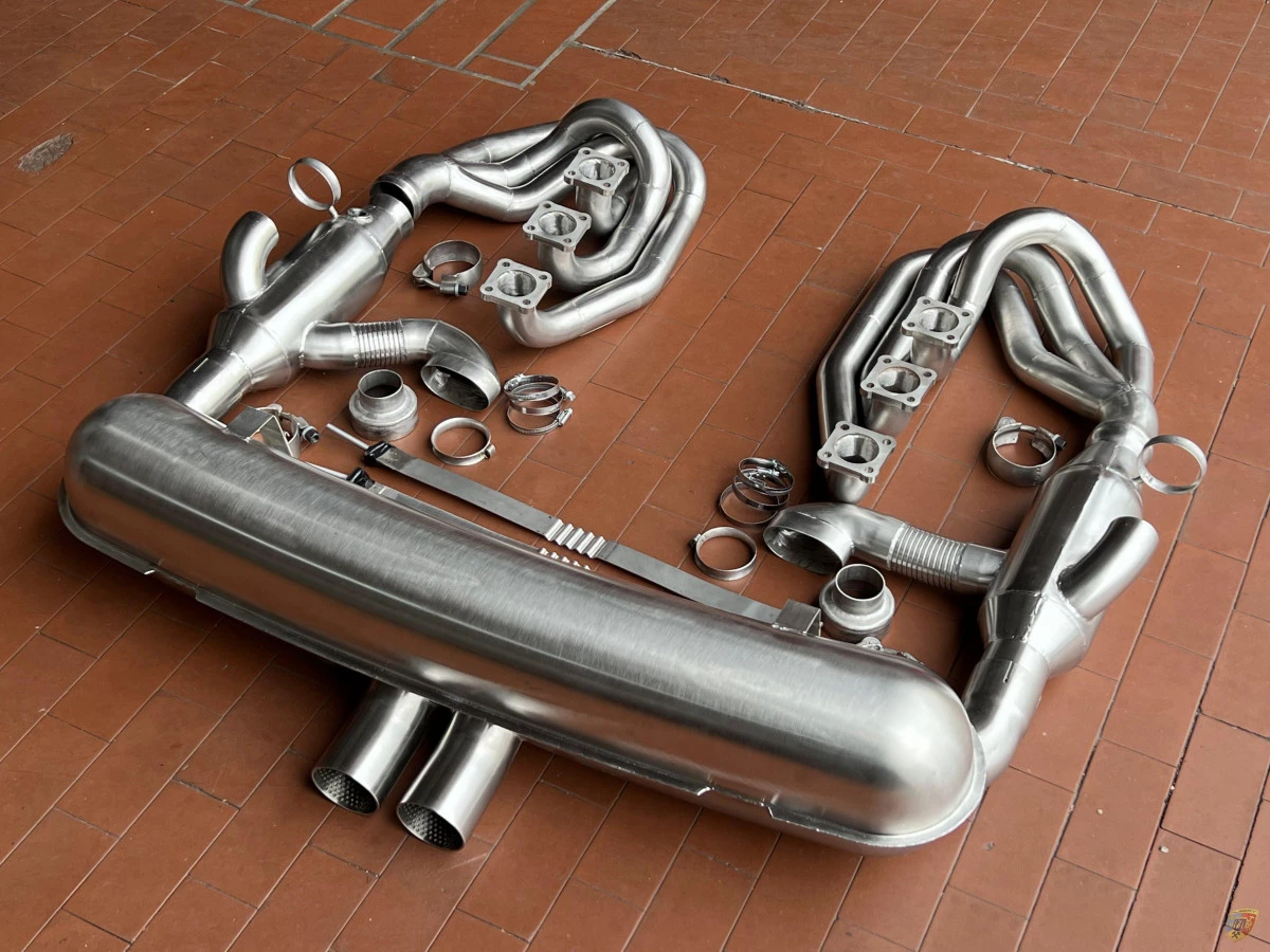 911 - 964 Carrera 3.2 - 3.6 - 3.8 GT3 style sports exhaust system 2 center tailpipes Porsche – Albert Motorsport