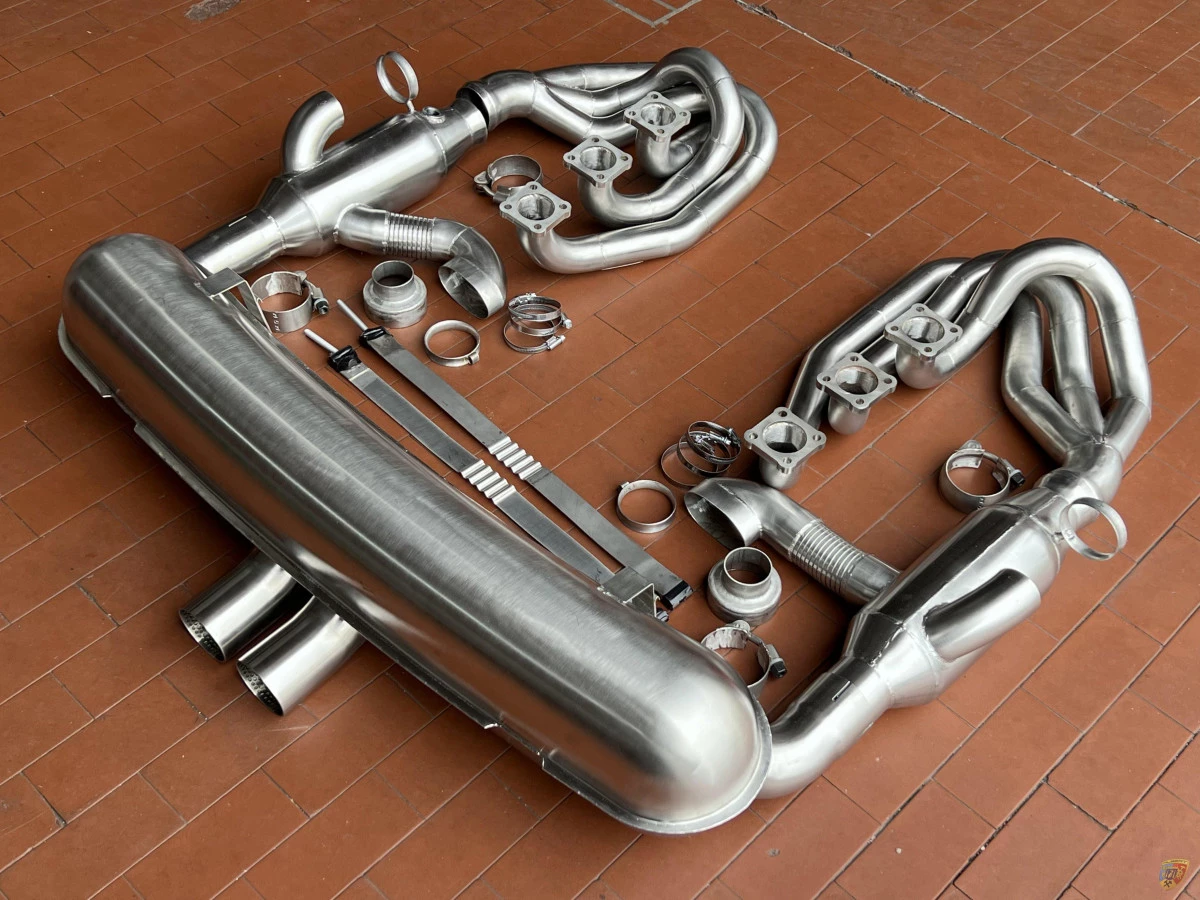 911 - 964 Carrera 3.2 - 3.6 - 3.8 GT3 style sports exhaust system 2 center tailpipes Porsche – Albert Motorsport