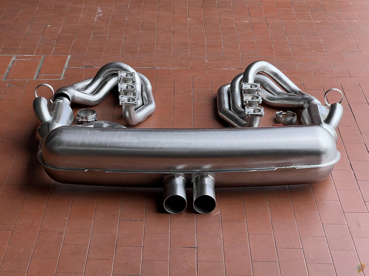 911 - 964 Carrera 3.2 - 3.6 - 3.8 GT3 style sports exhaust system 2 center tailpipes Porsche – Albert Motorsport