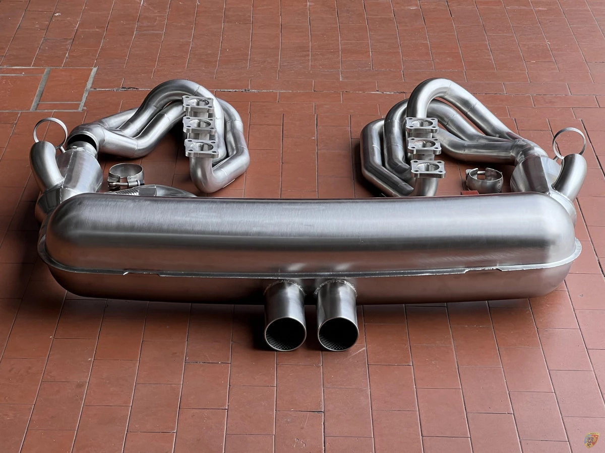 911 - 964 Carrera 3.2 - 3.6 - 3.8 GT3 style sports exhaust system 2 center tailpipes Porsche – Albert Motorsport
