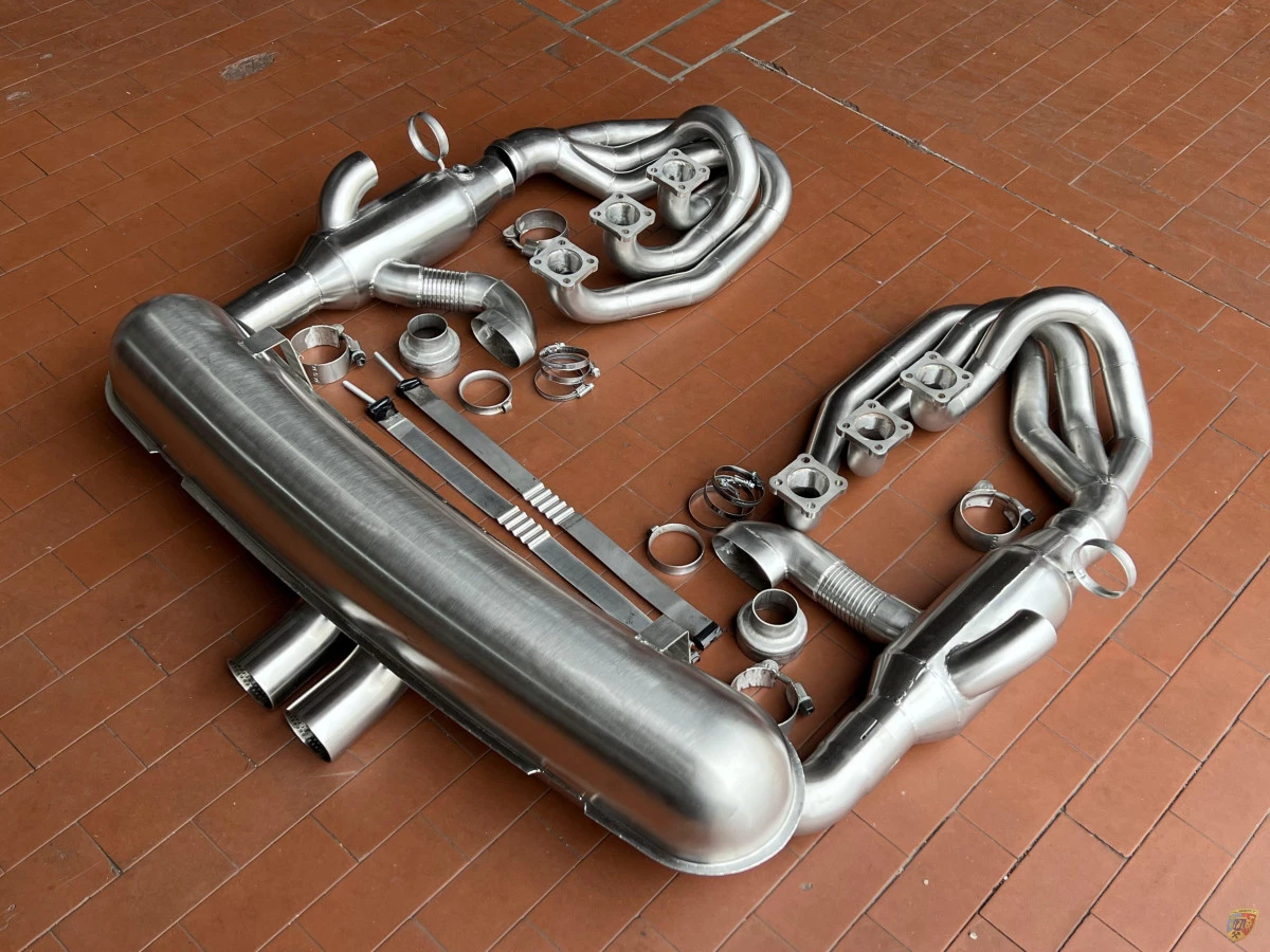 911 - 964 Carrera 3.2 - 3.6 - 3.8 GT3 style sports exhaust system 2 center tailpipes Porsche – Albert Motorsport