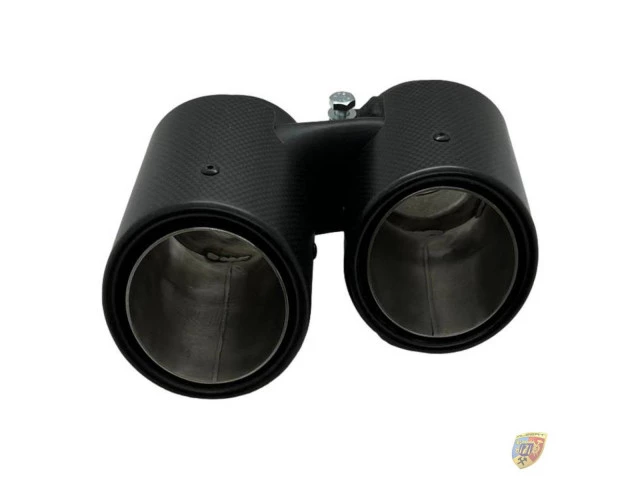 Juego de tubos de escape dobles de carbono 991.1 Carrera de acero inoxidable Porsche 911 | Albert Motorsport