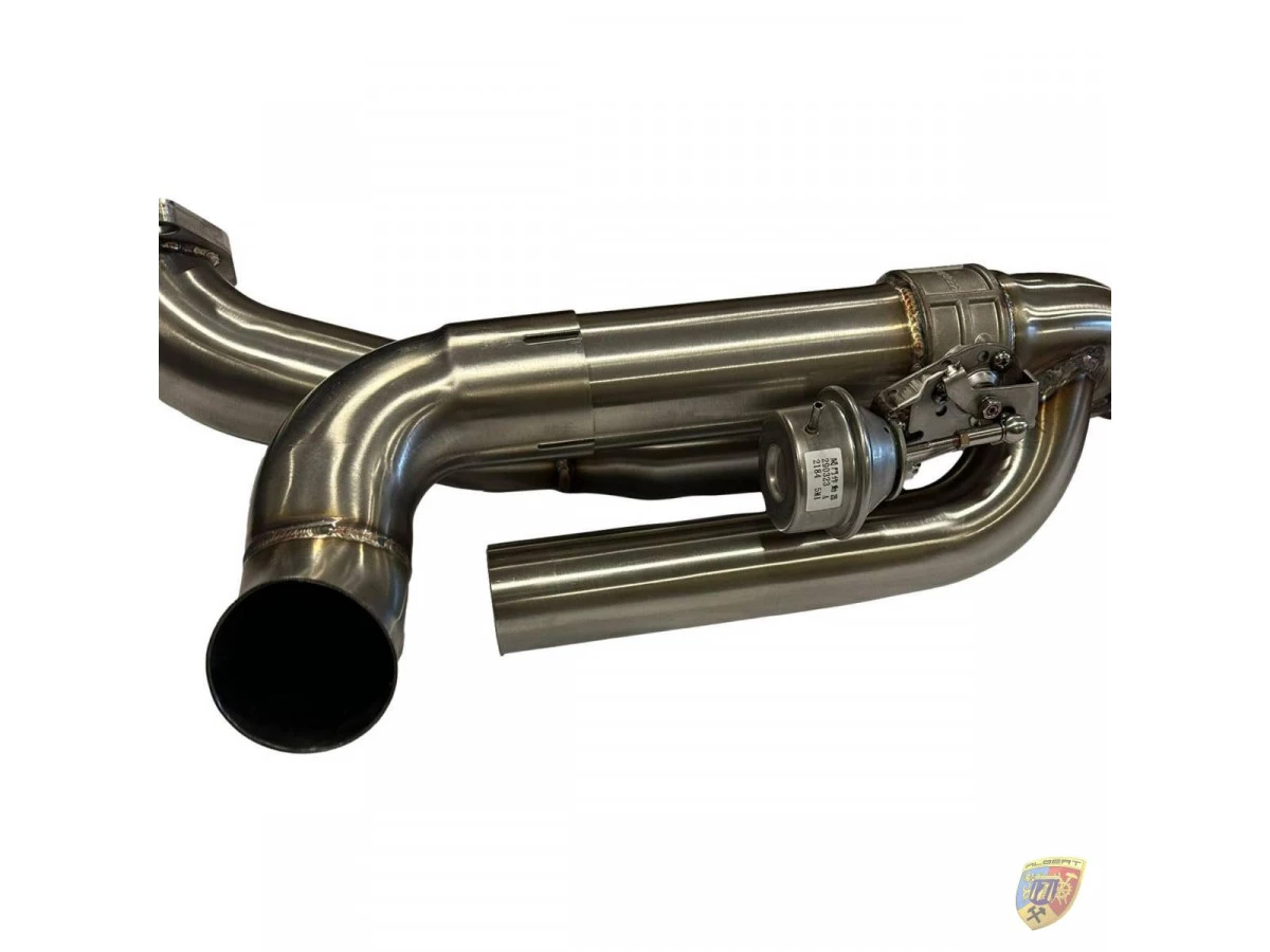 991.1 Carrera X Tuyau d'échappement à clapet en acier inoxydable Porsche 911 | Albert Motorsport