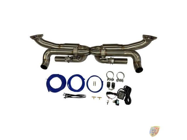 991.1 Carrera X Pipe Klappen Auspuff Edelstahl Porsche 911