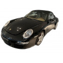 Porsche 997 Cabrio Schwarz Creme neuer Motor 2 Jahre Motorgarantie!
