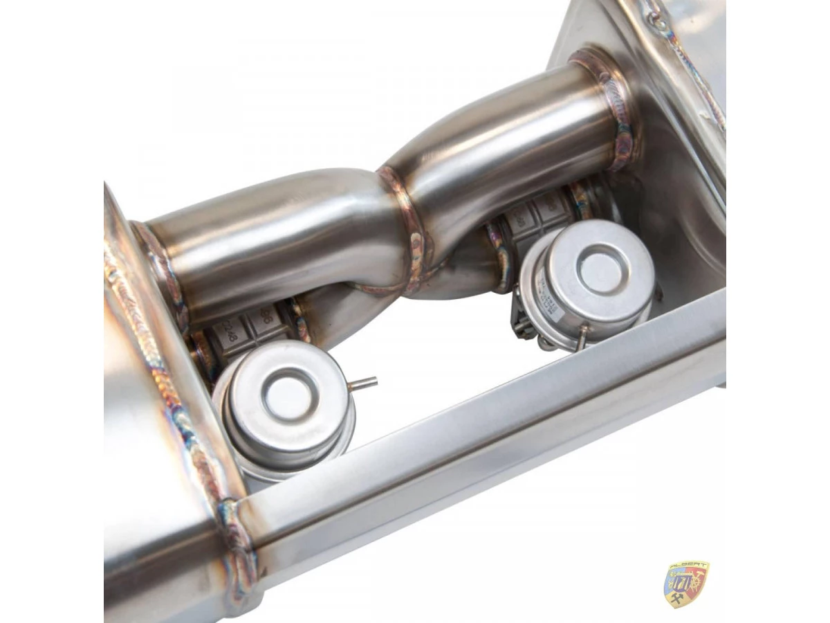 991.1 Carrera échappement à clapet en acier inoxydable Porsche 911 | Albert Motorsport
