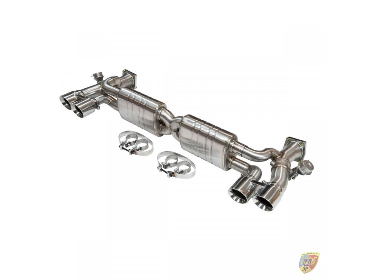 991.1 Turbo - GT2 Sportauspuff Klappen Anlage Edelstahl Porsche 911 – Albert Motorsport