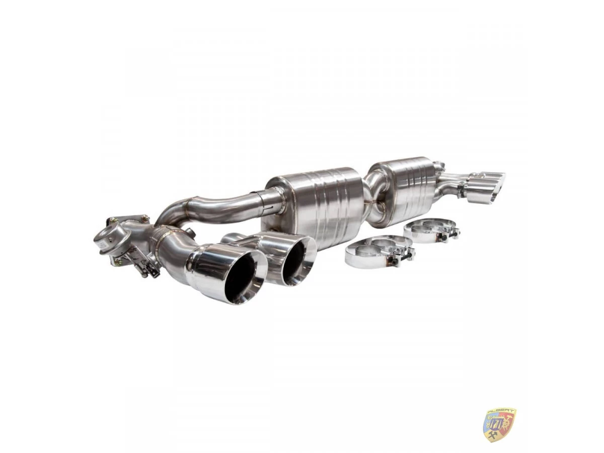 991.1 Turbo - GT2 Sportauspuff Klappen Anlage Edelstahl Porsche 911 – Albert Motorsport