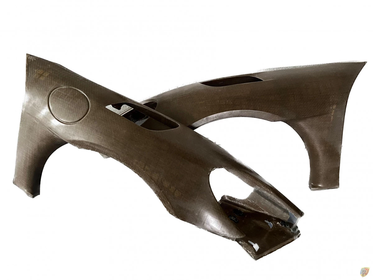 718 GT4 Clubsport front fender natural fiber Porsche Cayman race car – Albert Motorsport