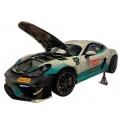 718 GT4 Clubsport Garde-boue avant en fibre naturelle pour voiture de course Porsche Cayman | Albert Motorsport