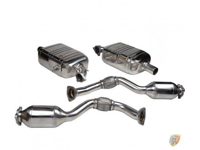 Silenciador de escape de acero inoxidable para Porsche Boxster Cayman 987