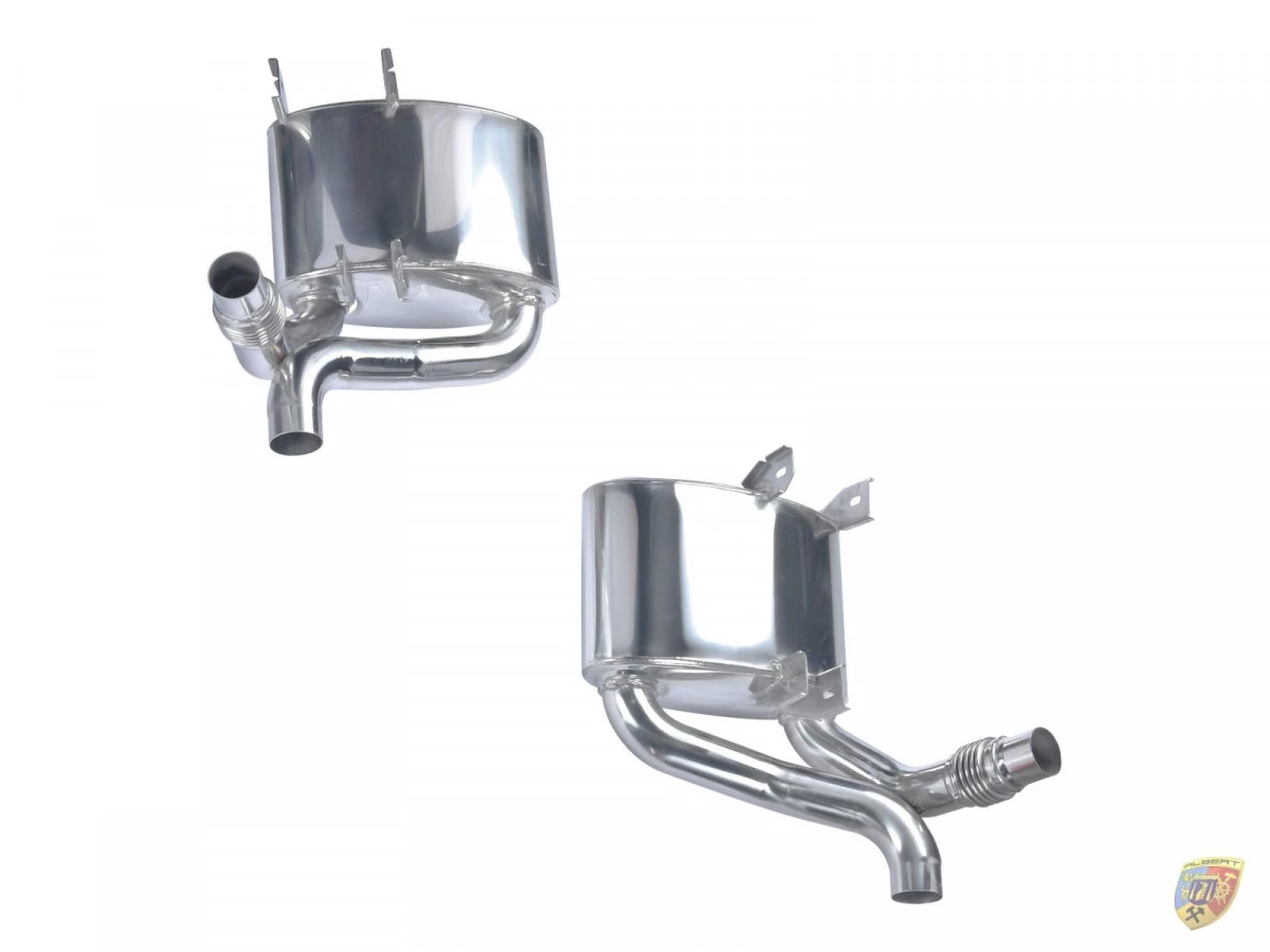 997.1 Silencieux d'échappement sport Carrera en acier inoxydable Porsche 911 | Albert Motorsport