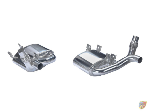 997.1 Carrera Sportauspuff Endtopf Edelstahl Porsche 911 2