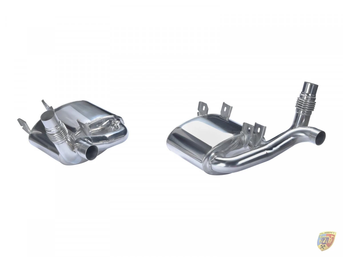 997.1 Carrera silenziatore di scarico sportivo in acciaio inox Porsche 911 | Albert Motorsport