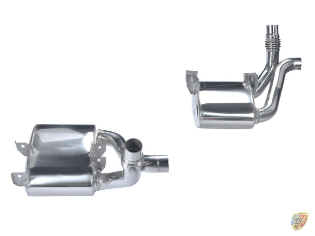 997.1 Carrera silenziatore di scarico sportivo in acciaio inox Porsche 911