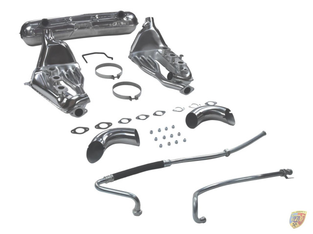 Échangeur de chaleur d'échappement sport 911 G 2.7 - 3.0 84 mm en acier inoxydable Porsche