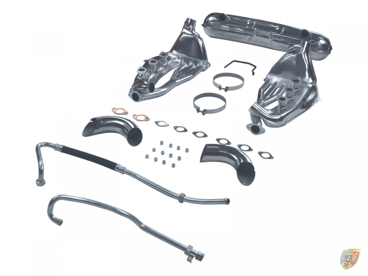 Intercambiador de calor de escape deportivo de acero inoxidable de 84 mm para 911 G 2.7 - 3.0 Porsche | Albert Motorsport