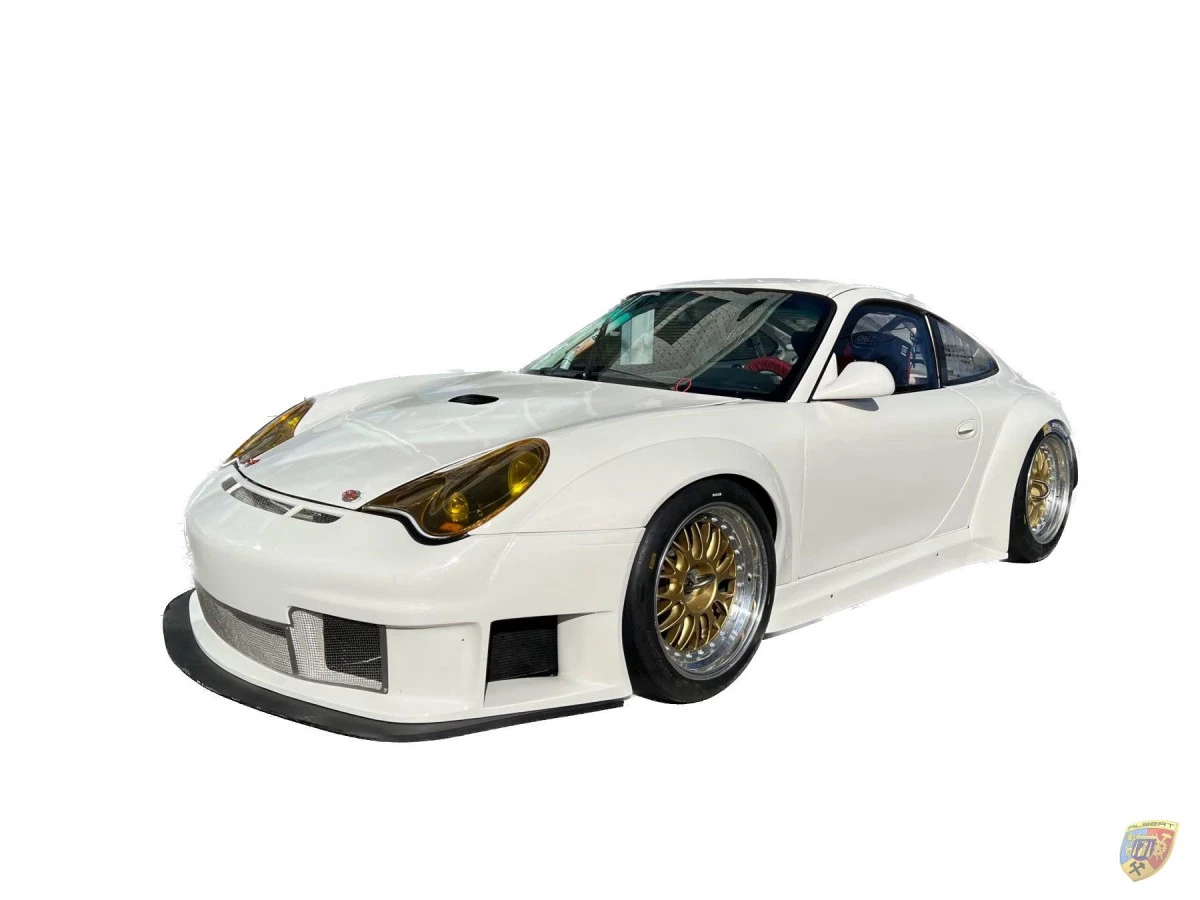 996 RSR Parafango anteriore in carbonio o carbonio a vista per auto da corsa Porsche 911 | Albert Motorsport