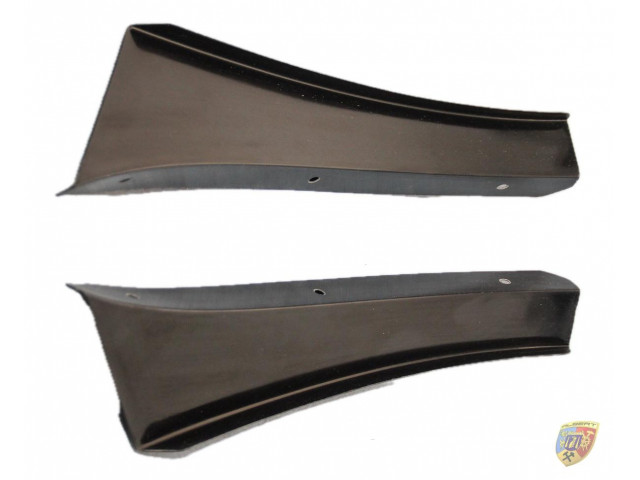 Faldón delantero de carbono con esquinas motrices para Porsche Cayman 981 RSR