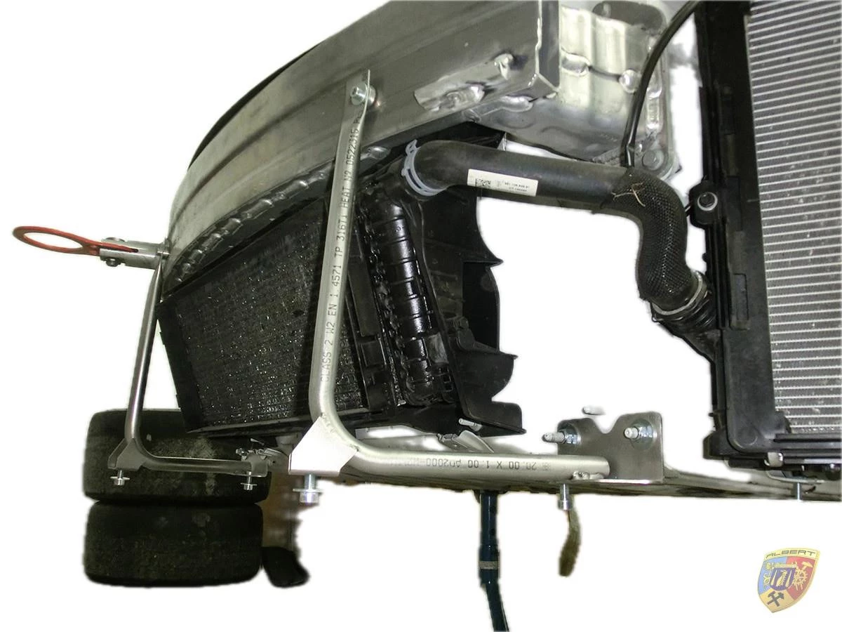 981 RSR holder stainless steel front splitter for Porsche Cayman – Albert Motorsport