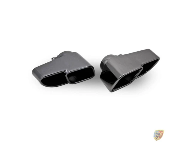 997.1 Turbo - GT2 tailpipes black chrome Porsche 911 – Albert Motorsport