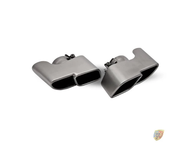 997.1 Turbo - GT2 tailpipes matt stainless steel Porsche 911 – Albert Motorsport